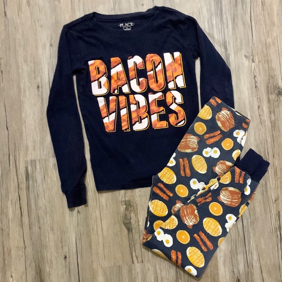 The Children's Place Other - 🥓Bacon Vibes🥓 Pajamas!! Size 8